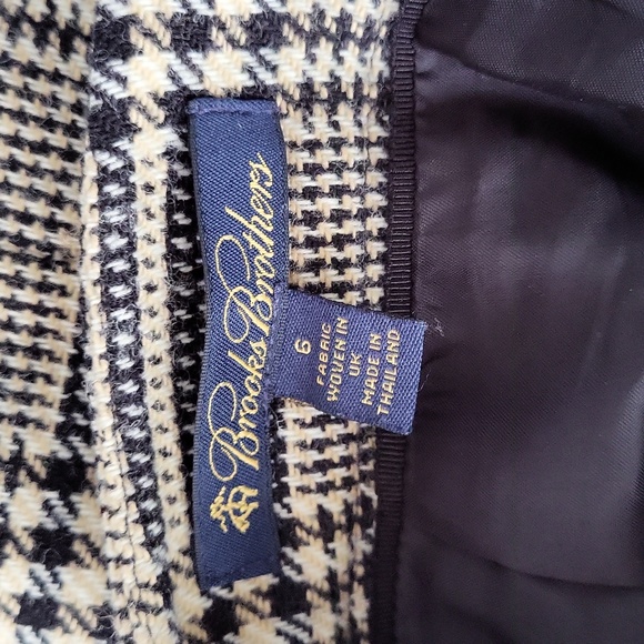 Brooks Brothers Glen Plaid Merino Wool Skirt - Picture 6 of 10